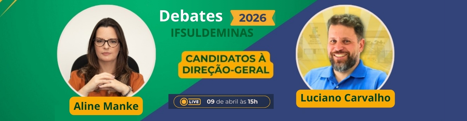 Processo eleitoral no IFSULDEMINAS tem debate entre candidatos no Campus Machado