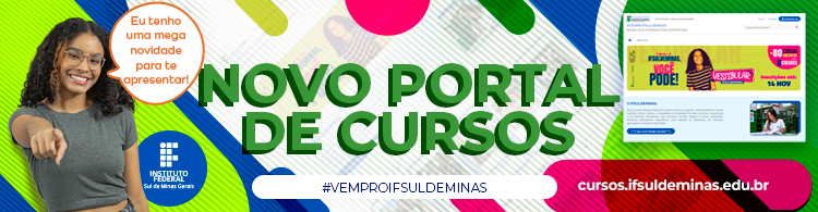 IFSULDEMINAS lança novo portal de cursos. Confira!