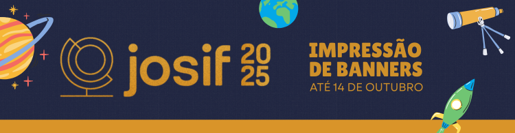 Impressão de banner para a participação na Josif 2025!