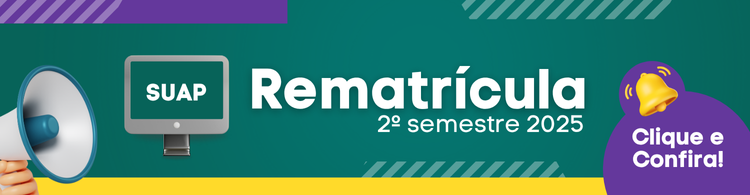 Fique atento ao prazo de rematrícula: de 29/07 a 03/08!