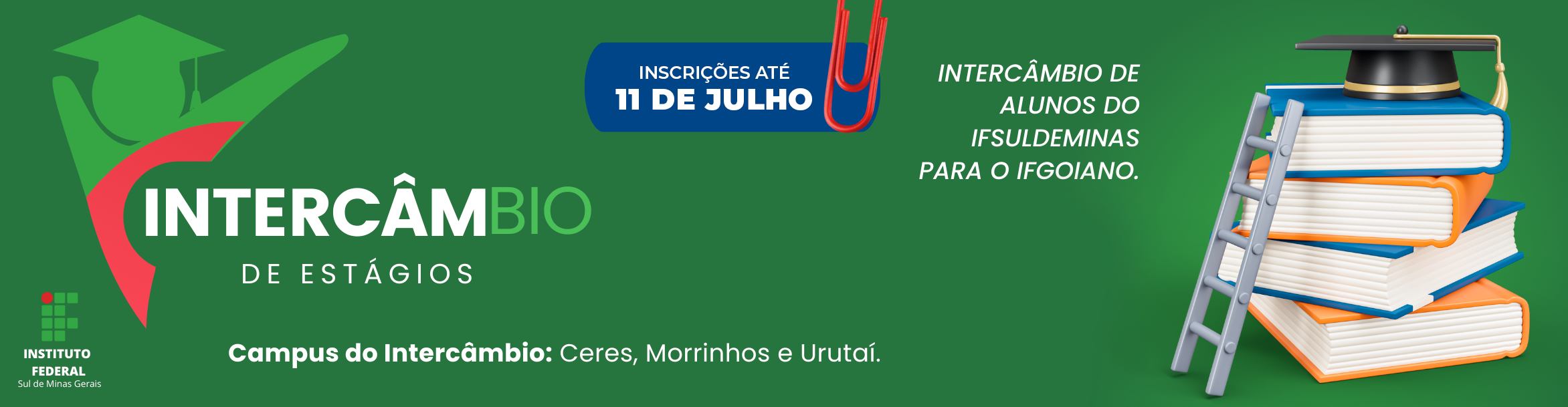 Seleção de estudantes para intercâmbio de estágio no IFGOIANO